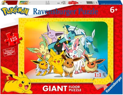 Produktbild von Ravensburger Riesen Pokémon Puzzle 125 Stücke Mehrfarbig Mehrfarbig One Size