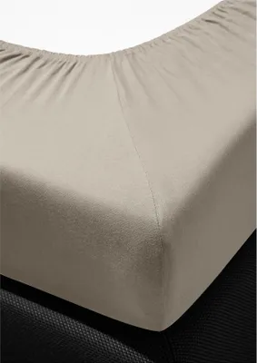 Produktbild von IRISETTE CLASSIC-JERSEY SPANNBETTTUCH JUPITER 0008  kiesel  190 x 200 cm