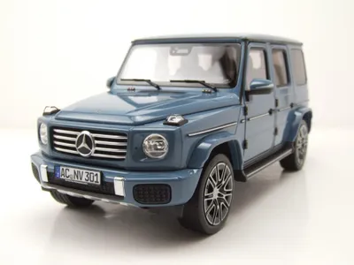 Produktbild von Norev 183034 Mercedes G-Klasse G-Modell 2024 vintage blau 1:18