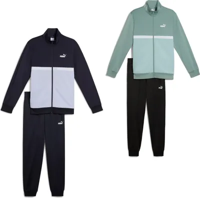 Immagine prodotto di Puma Tracksuit Tuta da uomo in Poly Colorblock, taglia:M, colore:Verde