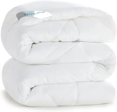 Produktbild von Famanu Winterbettdecke 450 g/m² aus Mikrofaser für Doppelbett 200 x 200 cm weiß