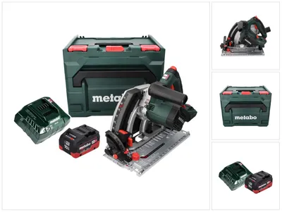 Produktbild von Metabo KT 18 LTX 66 BL Akku Tauchkreissäge 18 V 165 mm + 1x Akku 10,0 Ah + Ladegerät + metaBOX