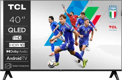 Obrázok produktu pre TCL Televizorius TCL QLED 40V5C, 100 cm, išmanusis „Google TV“, „Full HD“, (modelis 2025)