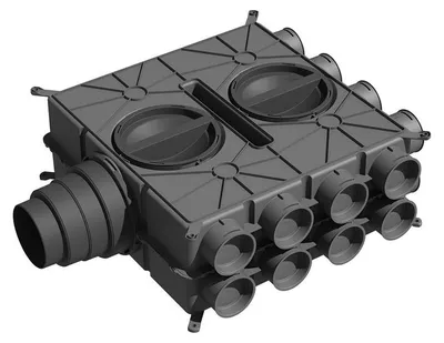 Produktbild von WOLF Luftverteiler DN 125-180, 16 Stutzen DN 75