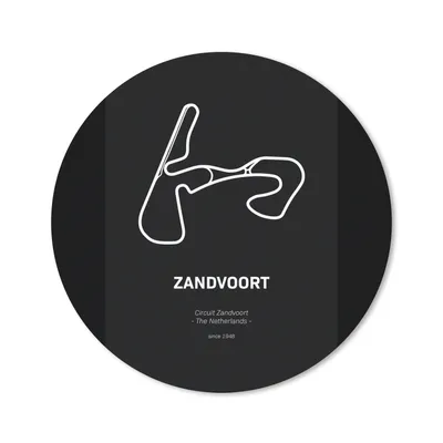Produktbild von MuchoWow® Mauspad Mousepad Formel 1 - Zandvoort - Rennstrecke 40x40 cm - Mousepads - Maus Mat - Pad - Mausunterlage - Schreibtisch Accessoires