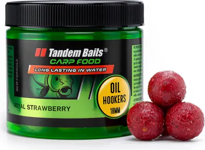 Produktbild von Carp Food Oil Hookers - 18 mm/120 g Perfekte Erdbeer-Hakenköder