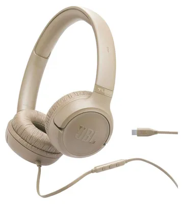 Image de Casque filaire JBL Tune 530C USB-C, beige