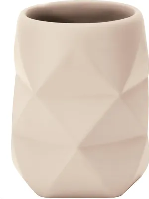 Produktbild von Kleine Wolke Zahnputzbecher CRACKLE Sandbeige