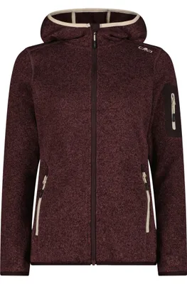 Image de Veste CMP pour femme, modèle FIX HOOD, couleur noire, taille 40
