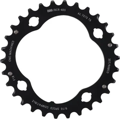 Produktbild von BBB Cycling Kettenblatt MTBGear 3x10 34T/96 mm anthrazit - präziser Antrieb f...
