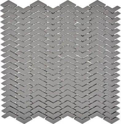 Produktbild von Glasmosaik CUBA HB35G grau 29x29,5 cm
