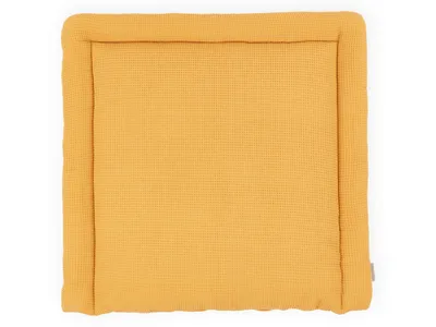 Produktbild von KraftKids Wickelauflage Waffel Piqué mustard 75x70 cm (BxT)