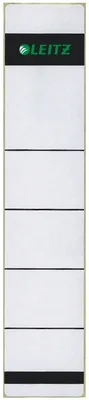 Produktbild von Leitz - Rückenschild schmal/kurz 39x192mm selbstklebend grau 10 Stück
