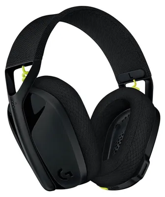 Produktbild von Logitech G G435, Kabellos, Gaming, 20 - 20000 Hz, 165 g, Kopfhörer, Schwarz, Gelb