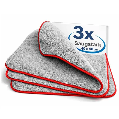 Productafbeelding van Microvezeldoeken, set van 3, 40 x 40 cm, absorberend