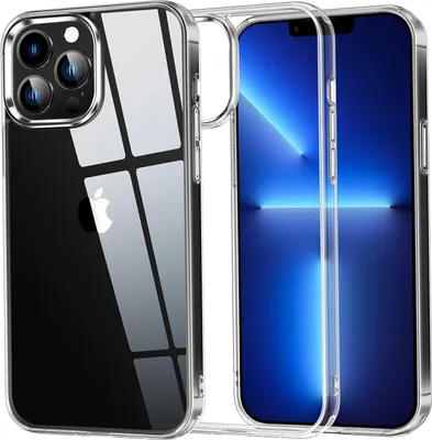 Obrázok produktu pre Silikónové puzdro pre Apple iPhone 13 Pro, priehľadné, odolné, A2483, A2636