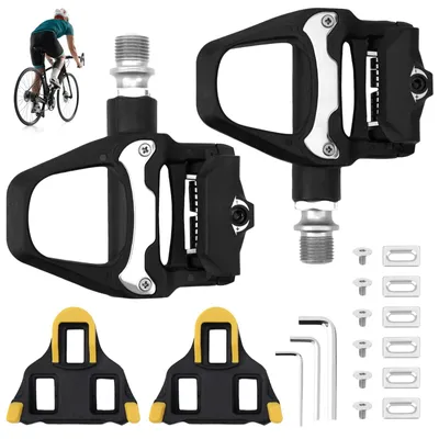 Immagine prodotto di Pedali per bicicletta antiscivolo, adatti per biciclette Shimano SL e mountain bike
