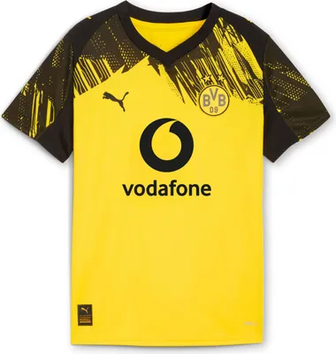 Produktbild von Puma Kinder BVB Home Jersey With Sponsor - 946438, Farbe:Gelb, Textil:128