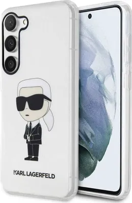 Obrázok produktu pre Karl Lagerfeld Hardcase Transparent (KLHCS23MHNIKTCT) kryt na Samsung Galaxy S23 Plus – Ikonik Karl Lagerfeld