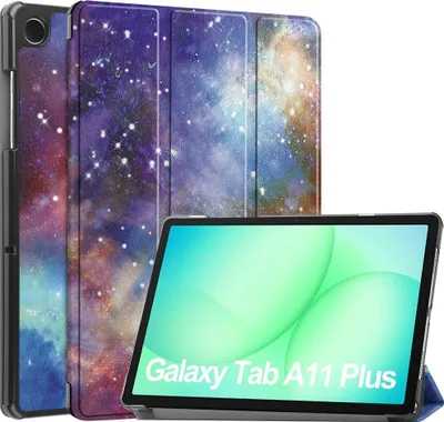 Produktbild von Samsung Galaxy Tab A11 Plus Hülle - Coverup Tri-Fold Ständer Klapphülle mit Schlaf/Wach-Funktion - Galaxy