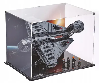 Image de Vitrine noire avec fond imprimé pour LEGO® Star Wars 75323 – Justifier
