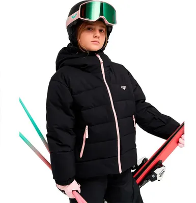 Produktbild von Roxy Snowy Hill Puffy Jacke Schwarz 14 Years Mädchen Schwarz 14 Years