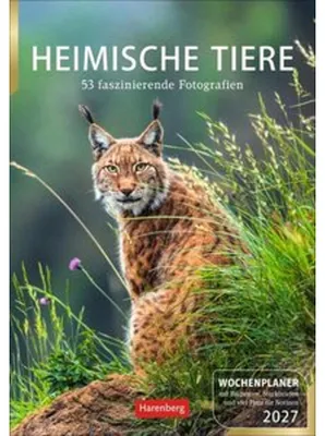 Obrázek produktu pro Heimische Tiere Wochenplaner 2027 - 53 faszinierende Fotografien