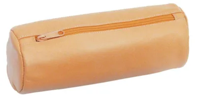 Produktbild von ALASSIO 43017 Schlamperrolle XXL, Federtasche, Leder, 22 x 9 x 9 cm, Natur