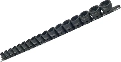Immagine prodotto di Set di prese elettriche corte JMP 1/2" 17 pezzi esagono 8-24mm 6050747
