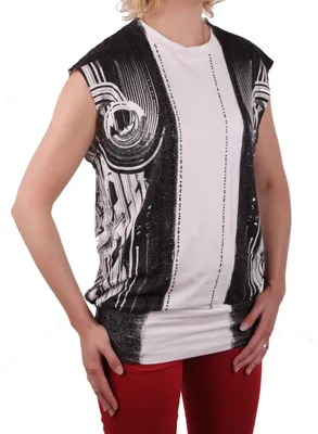 Produktbild von Diesel Damen Top Minikleid Cypol Vestito Weiß / Schwarz