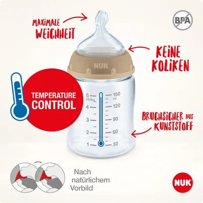 Produktbild von NUK Starter Set+ Disney Winnie Puuh First Choice beige