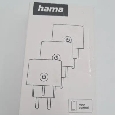 Produktbild von Hama WLAN Steckdose Smart Home Geräte 3er Pack Matter Steuerung Energie sparen