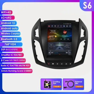 Produktbild von Multimedia-Autoradio – Android-Infotainment-System – 2-DIN-Navigationssystem – Unterhaltungssystem für das Auto