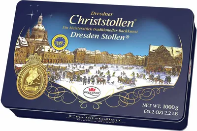 Produktbild von Dr. Quendt Dresdner Christstollen Dose 1kg