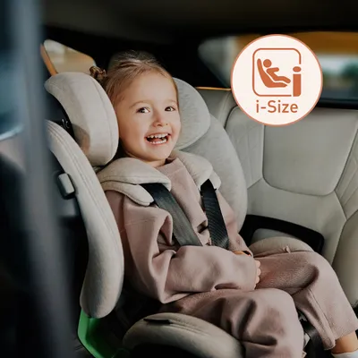 Produktbild von Lionelo Kindersitze Harmony i-Size, 360° EasyTurn Basis, ISOFIX und Stützfuß, BuckleAlarm, Side Impact Guard, Verstellbare Kopfstütze und Rückenlehne - Rose