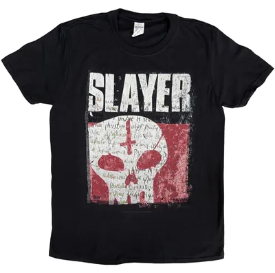 Obrázek produktu pro Slayer Undisputed Attitude Skull Black L Tričko