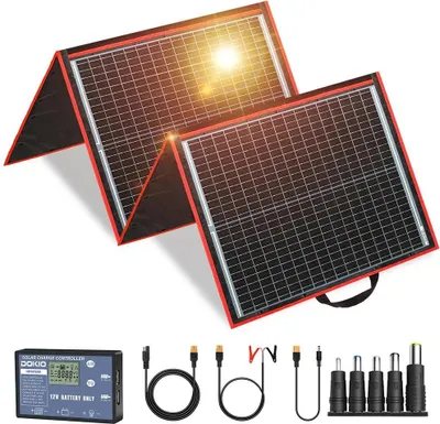 Produktbild von Solarpanel, tragbar und faltbar, effiziente Energieerzeugung, 160W