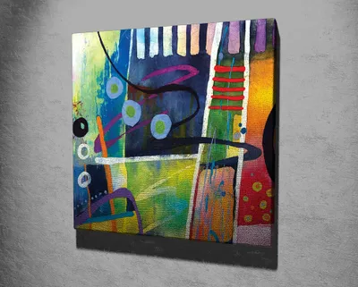 Produktbild von Wallity, KC293- VGA1377, Bunt, Leinwandbilder, 45 x 45 cm, 100% Leinwand