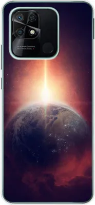 Produktbild von König Design Hülle kompatibel mit Xiaomi Redmi 10C Kunststoff Soft Handyhülle - Handy Case Unsere Erde