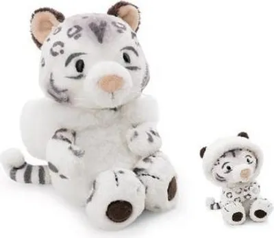 Produktbild von NICI Kuscheltier Schneeleopard Eleni Snowbell 50cm - weiß - Weiches Plüschtier – niedliches Stofftier zum Kuscheln & Spielen – tolle Geschenkidee für Kinder & Erwachsene - 62429