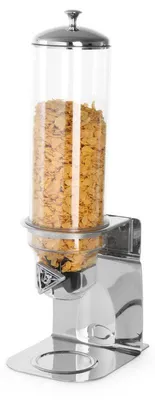 Image de Distributeur de muesli en bois, capacité de 4 litres, pour céréales et produits de petit-déjeuner