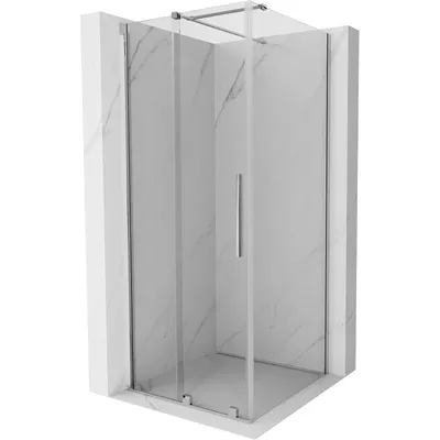 Obrázok produktu pre Mexen Velar sprchová kabína, posuvné dvere 90 x 90 cm, Priehľadné, Chrómová - 871-090-090-01-01