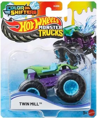 Produktbild von Hot Wheels Color Shifters Twin Mill, Monstertruck, 3 Jahr(e), Metall, Kunststoff, Mehrfarbig