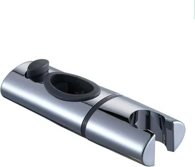Produktbild von Chrom-ABS-Duschkopfhalter Duschhalter Clip-on-Duschstange Handbrausehalter 360 ° drehbar für ovales Badezimmer, S