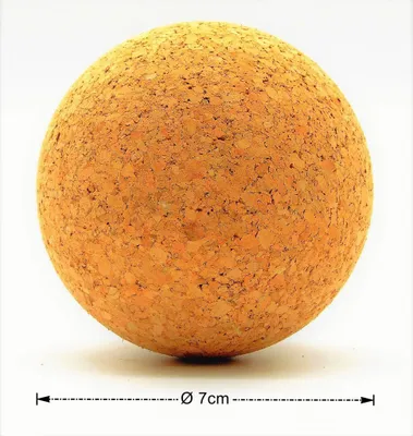 Produktbild von Kork Kugel 7 cm - Weinkorken Kugelstopfen Holzkorken Korkbälle Korkstopfen