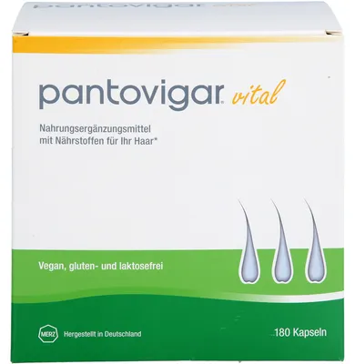 Produktbild von Pantovigar vital Kapseln für normales Haarwachstum, 180 St. Kapseln
