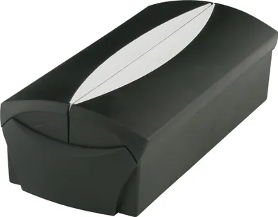 Produktbild von HAN Visitenkartenbox VIP 2000-13 12x8x24,5cm schwarz/grau +Register