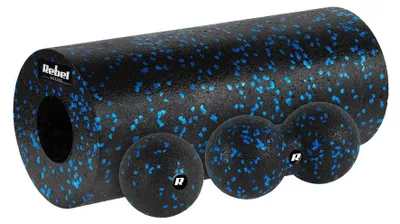 Obrázok produktu pre Rebel RBA-3054-S3 Sada masážních válečků ACTIVE, 3 ks, černomodrá