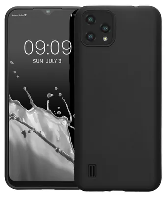Produktbild von kwmobile Handyhülle für Blackview A55 Hülle - TPU Case - Kabelloses Laden - Schutzhülle Cover in Schwarz matt