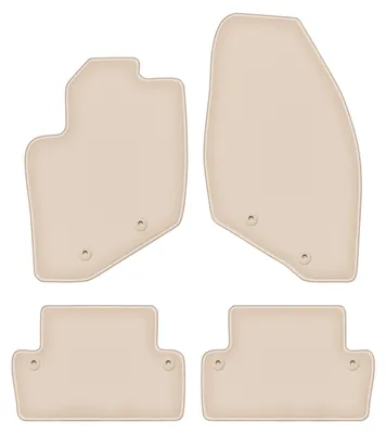 Produktbild von DURBAN Beige Velours-Fußmatten-Set für Volvo S60 I Liftback (2000-2009)